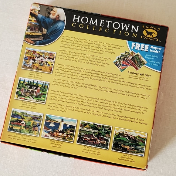 NEW 1000 pc Hometown Tending to the Garden Puzzle - Picture 3 of 12